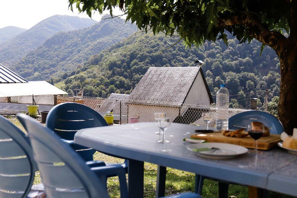 Maison Du Coue Pyrenees Mourtis Gite Pour 2 A 12 Pers Sengouagnet Exterior foto